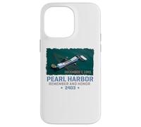 Pearl Harbor Remember and Honor USS Arizona Brush Print Case for iPhone 14 Pro Max