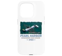 Pearl Harbor Remember and Honor USS Arizona Brush Print Case for iPhone 15 Pro