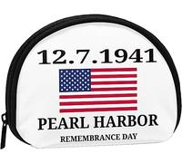 Pearl Harbor Remembrance Day Coin Purse Wallet Women and Girls Cute Fashion Bag Change Pouch Key Holder Women Purse Gift