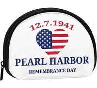 Pearl Harbor Remembrance Day Coin Purse Wallet Women and Girls Cute Fashion Bag Change Pouch Key Holder Women Purse Gift