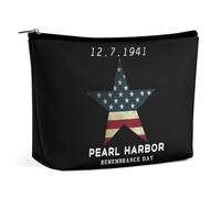 Pearl Harbor Remembrance Day Cosmetic Bag Travel Portable Makeup Bag Large Capacity Toiletry Bag Women Storage Bags-3