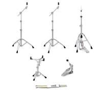 Pearl HWP-934 Hardware Pack with Keepdrum Drumsticks Pair
