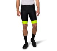 PEARL IZUMI Men's Biker Shorts Cycling Shorts 10.5" Attack Cycling Shorts, Breathable with Reflective Fabric., Black/Screaming Yellow, Medium