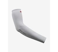 PEARL IZUMI Unisex Sun Arm Sleeves, Durable & Stretchy Sleeves For Sun Protection When Cycling, Running & more, White, Small