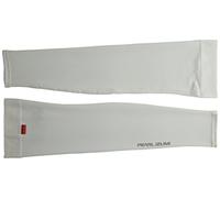 PEARL IZUMI Unisex Sun Arm Sleeves, Durable & Stretchy Sleeves For Sun Protection When Cycling, Running & more, White, Medium