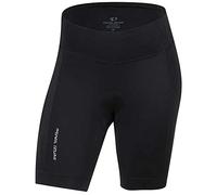 PEARL iZUMi Women's 8.5" Quest Cycling Shorts, Padded & Breathable with Reflective Fabric, Black (2022), L