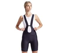 PEARL IZUMI Women's 8" Attack Air Bib Shorts, Breathable with Reflective Fabric Black