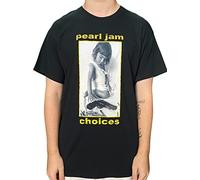 Pearl Jam T Shirt Choices Officially Licensed Black Mens Rock Band Classic Tee