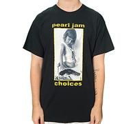PEARL JAM Men's Choices T-Shirt, Black, Large