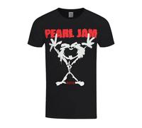 Pearl Jam Men's Stickman T-Shirt in Black | Size: Small Pearl Jam Black S