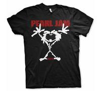 Pearl Jam Men's Stickman T-Shirt in Black | Size: Small Pearl Jam Black S