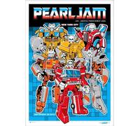 Pearl Jam Poster Vintage Rock Band Grunge Alternative Wall Art Picture A4