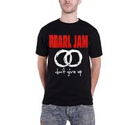 Pearl Jam T Shirt Dont Give Up Circles Band Logo Official Mens Black L