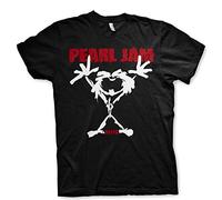 Pearl Jam Ten Logo Official Tee T-Shirt Mens Unisex (Large) Black