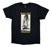 Pearl Jam Unisex T-Shirt: Choices (Black) (Back Print)