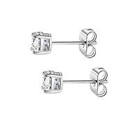 Pearl Jewelry Set for Women Brilliant Round Cut Solitaire Style Cubic Zirconia Earring Stud Men And Glitz Earrings