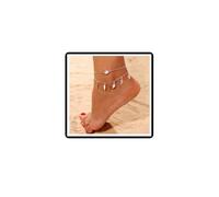 Pearl Leaf Anklet Bracelet Boho Layered Tassels Anklet Faux Pearl Summer Beach Foot Chain Jewelry for Women Girls (Silver)