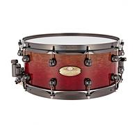 Pearl Masterworks 14 x 6 Snare Drum Red Fade over Eucalyptus