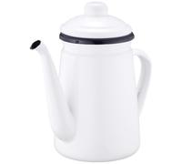 Pearl Metal Enamel Coffee Pot 1.1l White Fesca Hb-731
