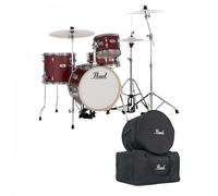 Pearl Midtown 4pc Compact Set With Hardware & Bags Matte Red