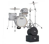 Pearl Midtown 4pc Compact Set With Hardware & Bags Pure White