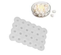 Pearl Mold Silicone Casting Form for Wax Plaster Cement Resin, Decorative Supply with Rounded Bead Design, Approx 9.7cm / 3.82inch Body Pearl Casting Form Bead Shape Mold Silicone Tool