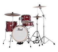 Pearl MT564/C-D747 Midtown Compact 4-Piece Drum Kit + Hardware (Matte Red)
