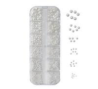 Pearl Nail Charm Decoration - Stylish Three Dimensional Texture Art Pearls For Fingernail Design, Mixed Nail Accessories For Home Outdoor School Business Trip, Creative Nails Decor Gift For Girlfriend