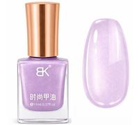 Pearl Nail Polish - Purple Pearl Nail Varnish - Quick Drying Nail Polish - Iridescent Chameleon Shimmer Nail Colour - Holographic Aurora High Shine - No UV Lamp Needed - Nail Art DIY Home