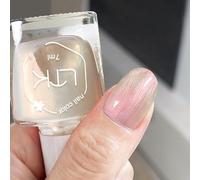 Pearl Nail Polish - White Nail Varnish Iridescent Shimmer White Mermaid Nails Varnish - Summer Glitter Quick Drying Nails Polish No Need Baking & Easy To Apply, For Women