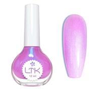 Pearl Nail Varnish - Pink Nail Polish - Aurora Pink Mixed Purple Pearlescent Shell Nail Polish - High Glossy Shine Mermaid Reflective Nail Varnish Quick Dry No Need UV Nail Art