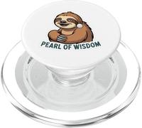 PEARL OF WISDOM Sloth Earring Cute Chill Animal Motif PopSockets PopGrip for MagSafe