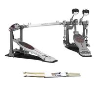 Pearl P2052C Eliminator Double Foot Machines with Keepdrum Drumsticks, Pair