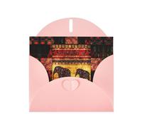 Pearl Paper African Elephant Patchwork Printed Greeting Card With Envelope,Blank Inside For Birthday,Christmas, All Occasions,6x4 Inch