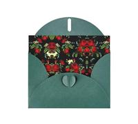 Pearl Paper Beautiful Rose Gift Printed Greeting Card With Envelope,Blank Inside For Birthday,Christmas, All Occasions,6x4 Inch