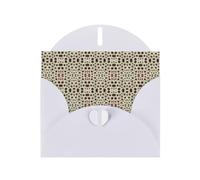Pearl Paper Color Petoskey Stone Printed Greeting Card With Envelope,Blank Inside For Birthday,Christmas, All Occasions,6x4 Inch