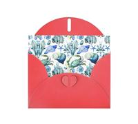 Pearl Paper Crab Conch Printed Greeting Card With Envelope,Blank Inside For Birthday,Christmas, All Occasions,6x4 Inch