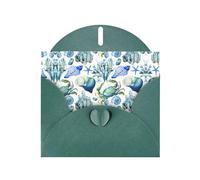 Pearl Paper Crab Conch Printed Greeting Card With Envelope,Blank Inside For Birthday,Christmas, All Occasions,6x4 Inch