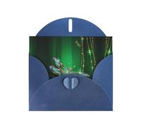 Pearl Paper Jewel Dragonfly Printed Greeting Card With Envelope,Blank Inside For Birthday,Christmas, All Occasions,6x4 Inch