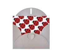Pearl Paper Ladybug Printed Greeting Card With Envelope,Blank Inside For Birthday,Christmas, All Occasions,6x4 Inch