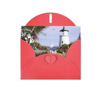 Pearl Paper Lighthouse Diamond Painting Printed Greeting Card With Envelope,Blank Inside For Birthday,Christmas, All Occasions,6x4 Inch