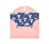 Pearl Paper Lovely Koala Printed Greeting Card With Envelope,Blank Inside For Birthday,Christmas, All Occasions,6x4 Inch