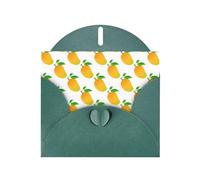 Pearl Paper Mango Printed Greeting Card With Envelope,Blank Inside For Birthday,Christmas, All Occasions,6x4 Inch