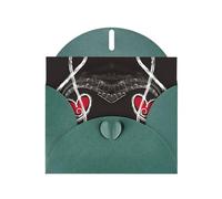 Pearl Paper Music Symbols Love Printed Greeting Card With Envelope,Blank Inside For Birthday,Christmas, All Occasions,6x4 Inch