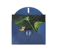 Pearl Paper Peace Tree Frog Printed Greeting Card With Envelope,Blank Inside For Birthday,Christmas, All Occasions,6x4 Inch