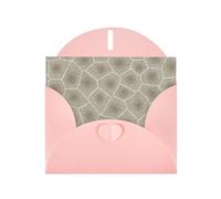 Pearl Paper Petoskey Stone Printed Greeting Card With Envelope,Blank Inside For Birthday,Christmas, All Occasions,6x4 Inch