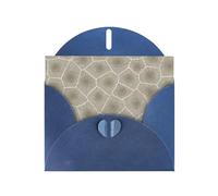 Pearl Paper Petoskey Stone Printed Greeting Card With Envelope,Blank Inside For Birthday,Christmas, All Occasions,6x4 Inch