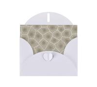 Pearl Paper Petoskey Stone Printed Greeting Card With Envelope,Blank Inside For Birthday,Christmas, All Occasions,6x4 Inch