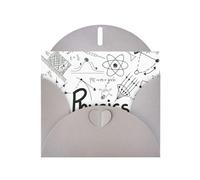 Pearl Paper Physics Print Printed Greeting Card With Envelope,Blank Inside For Birthday,Christmas, All Occasions,6x4 Inch