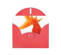 Pearl Paper Real Fish Printed Greeting Card With Envelope,Blank Inside For Birthday,Christmas, All Occasions,6x4 Inch